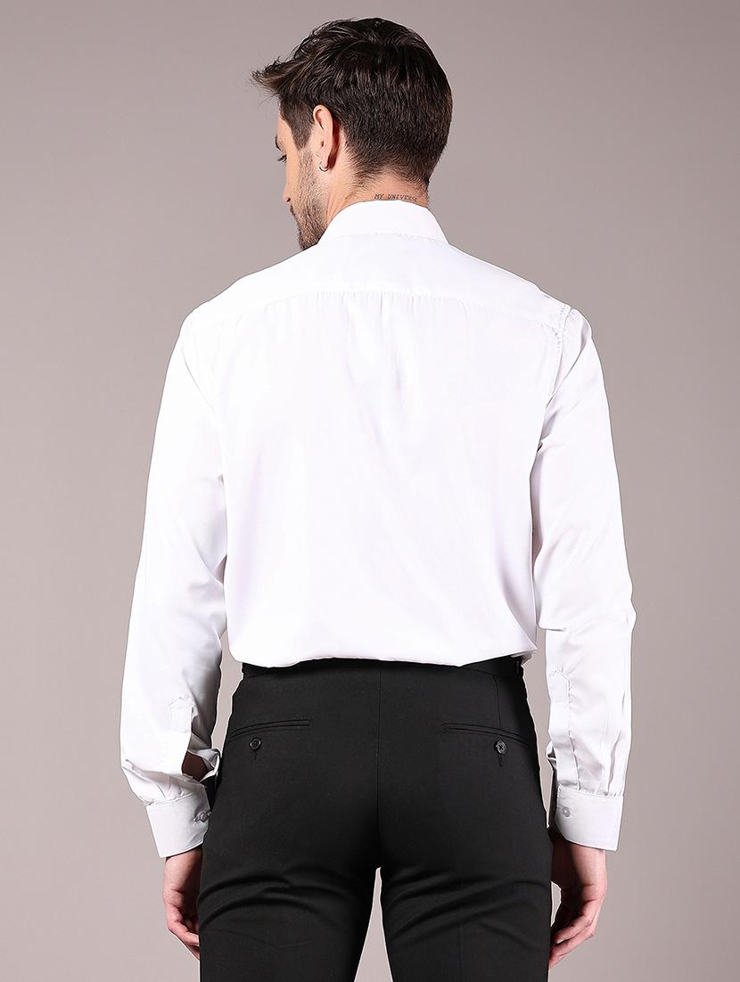 men solid long sleeve formal shirt - 21907603 - Standard Image - 3