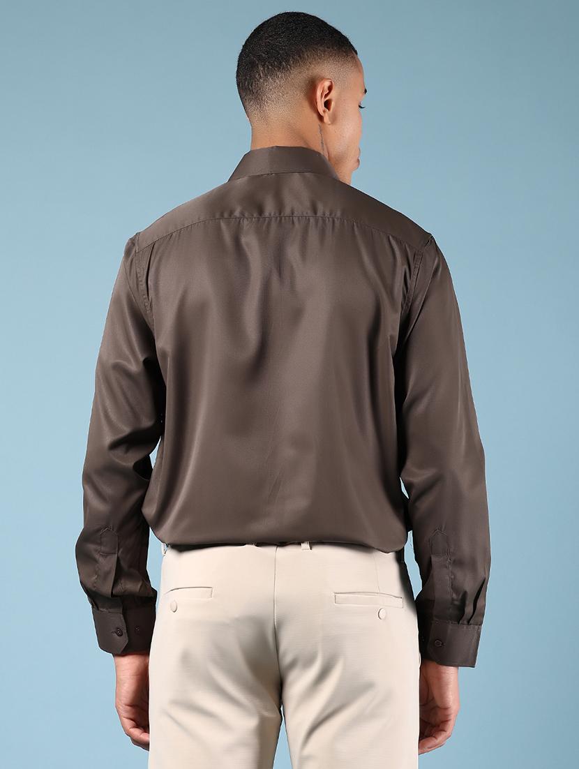 men solid long sleeve formal shirt - 21907605 - Standard Image - 3