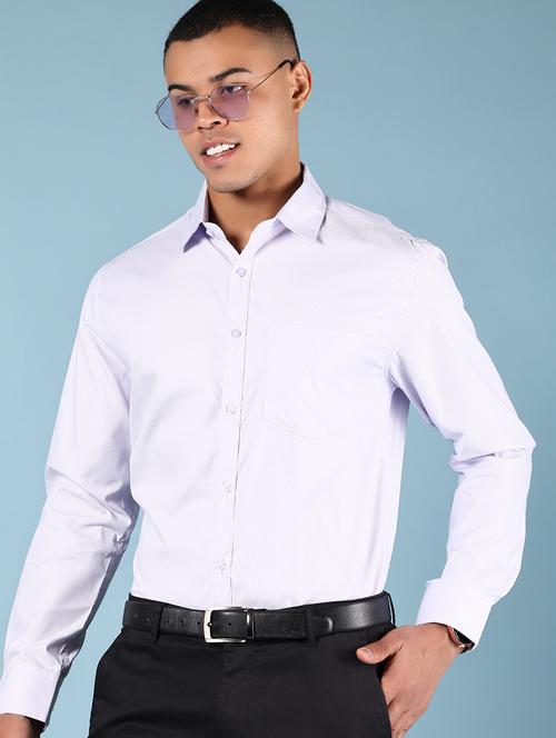 men solid long sleeve formal shirt - 21907616 - Standard Image - 0