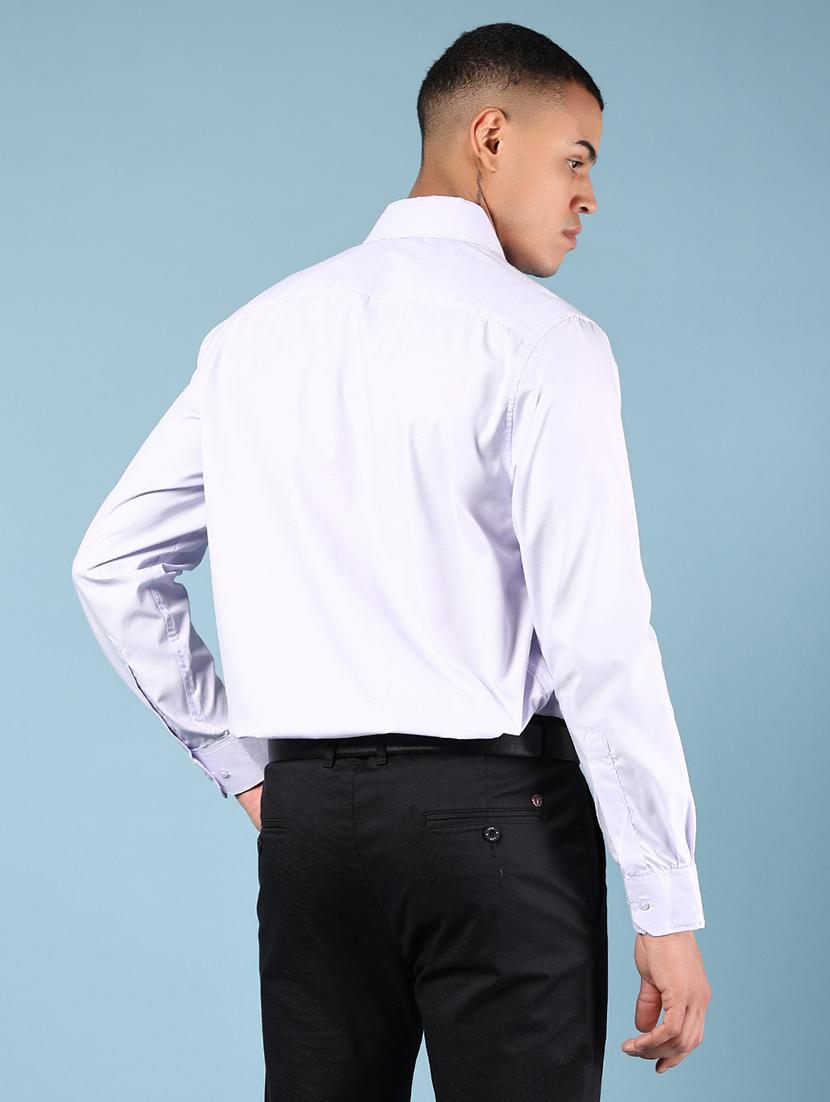 men solid long sleeve formal shirt - 21907616 - Standard Image - 3
