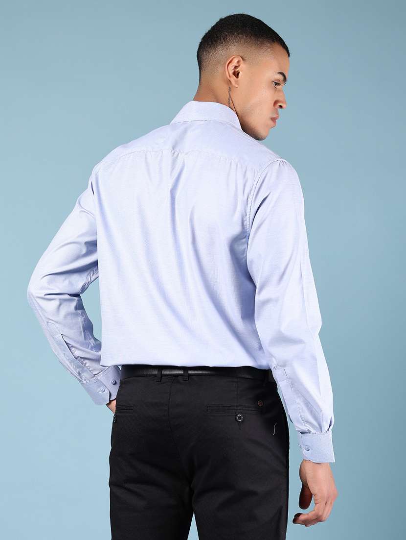 men solid long sleeve formal shirt - 21907617 -  Standard Image - 3