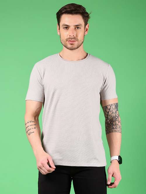 men solid short sleeve regular fit t-shirt - 21907702 - Standard Image - 0