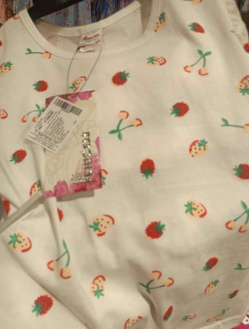 off white cotton single jersey twin sets & jump suit - 21907714 - Standard Image - 0