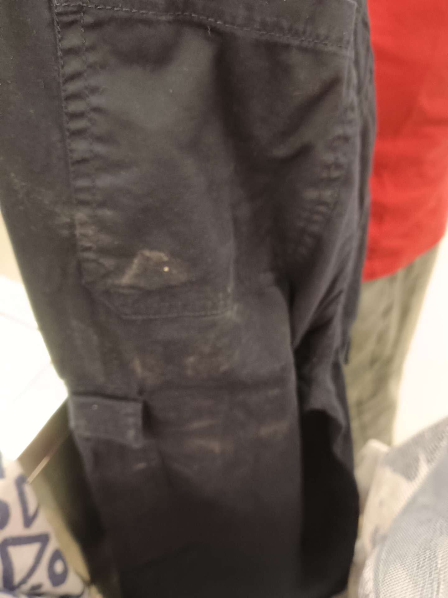 navy blue twill cargo - 21907789 - Zoom Image - 0