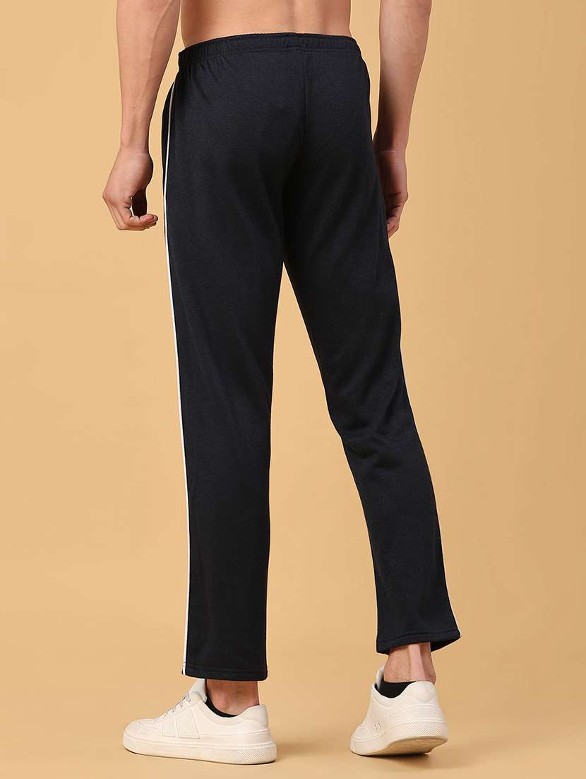 Men Solid Mid Rise Track Pants - 21908016 -  Standard Image - 3