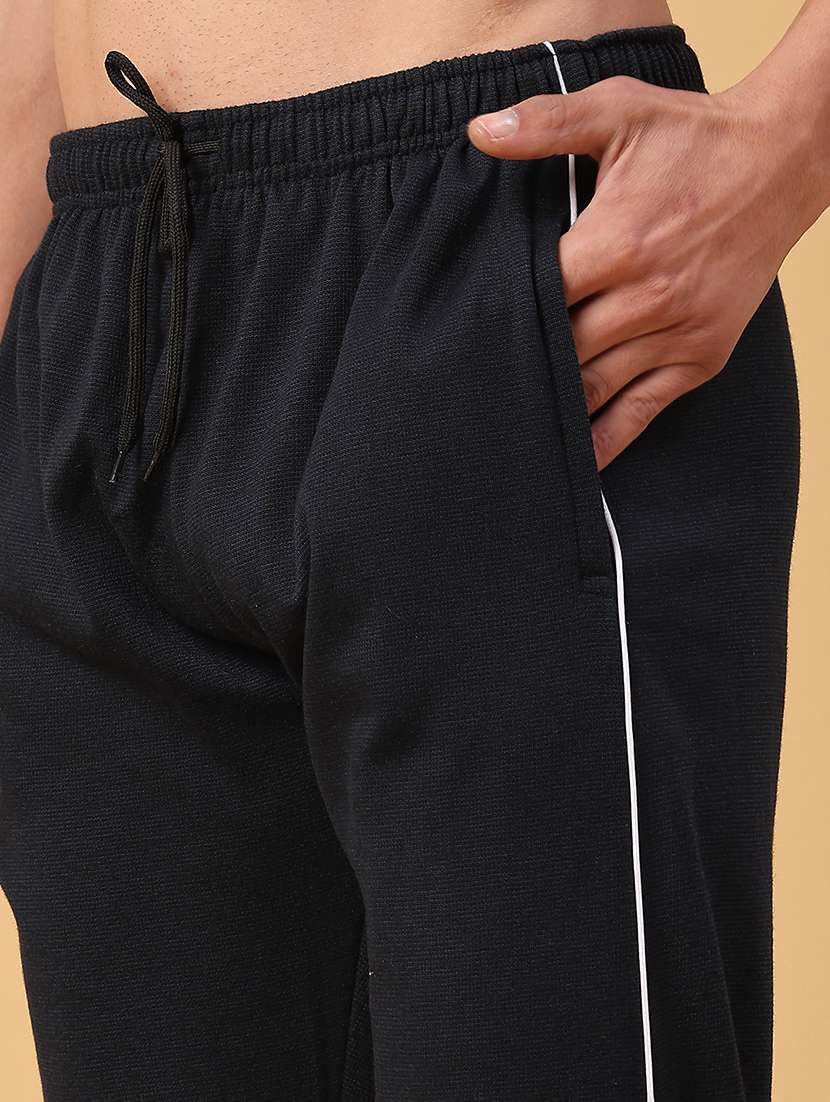 Men Solid Mid Rise Track Pants - 21908016 -  Standard Image - 5