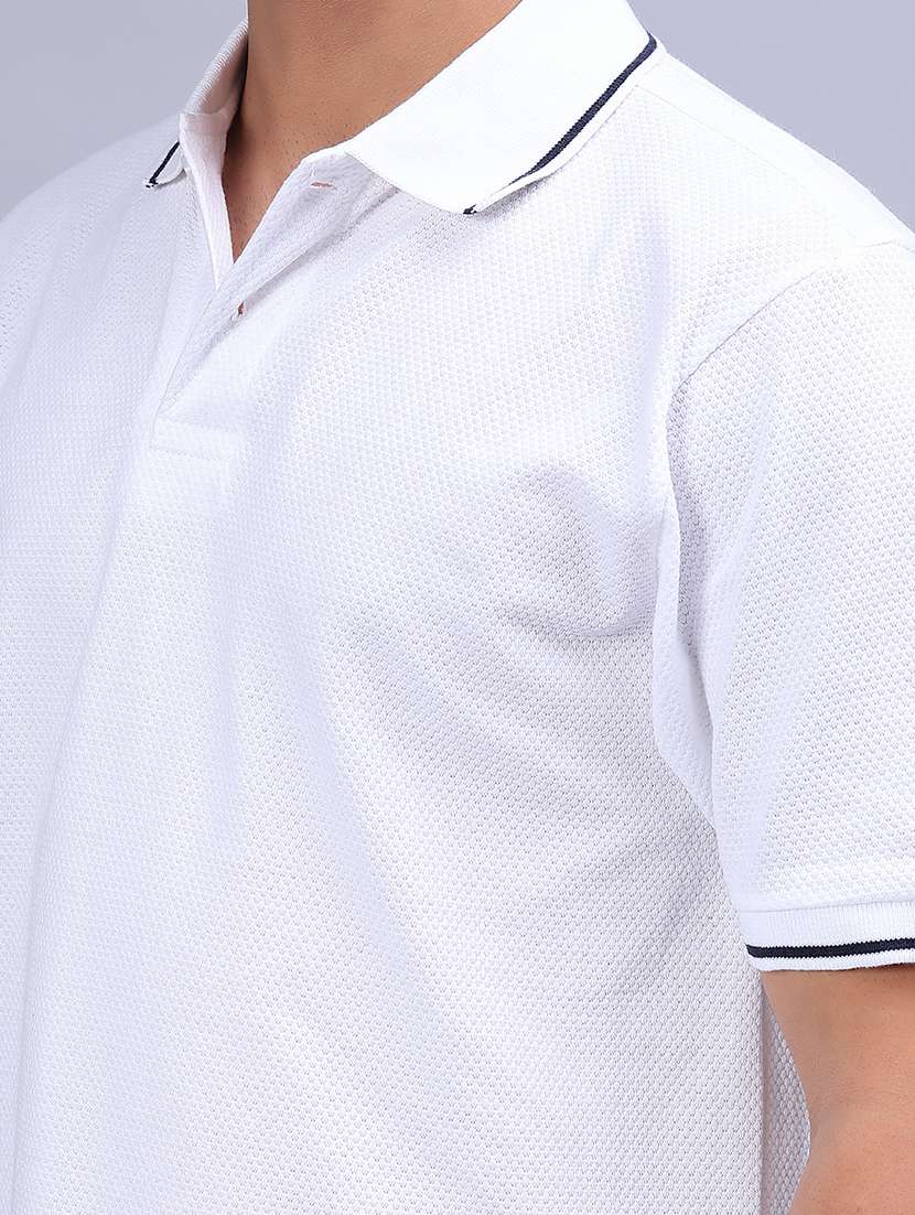 men solid short sleeve regular fit polo t-shirt - 21908034 - Standard Image - 3