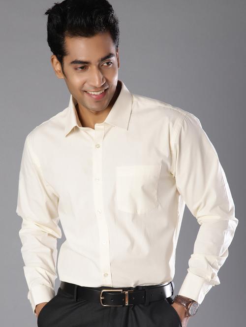 men solid long sleeve regular fit formal shirt - 21908044 -  Standard Image - 0