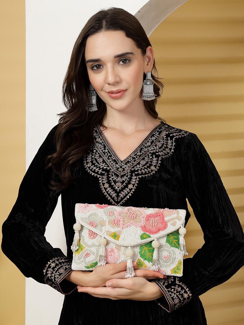 women white embellished sling bag - 21908159 - Standard Image - 5