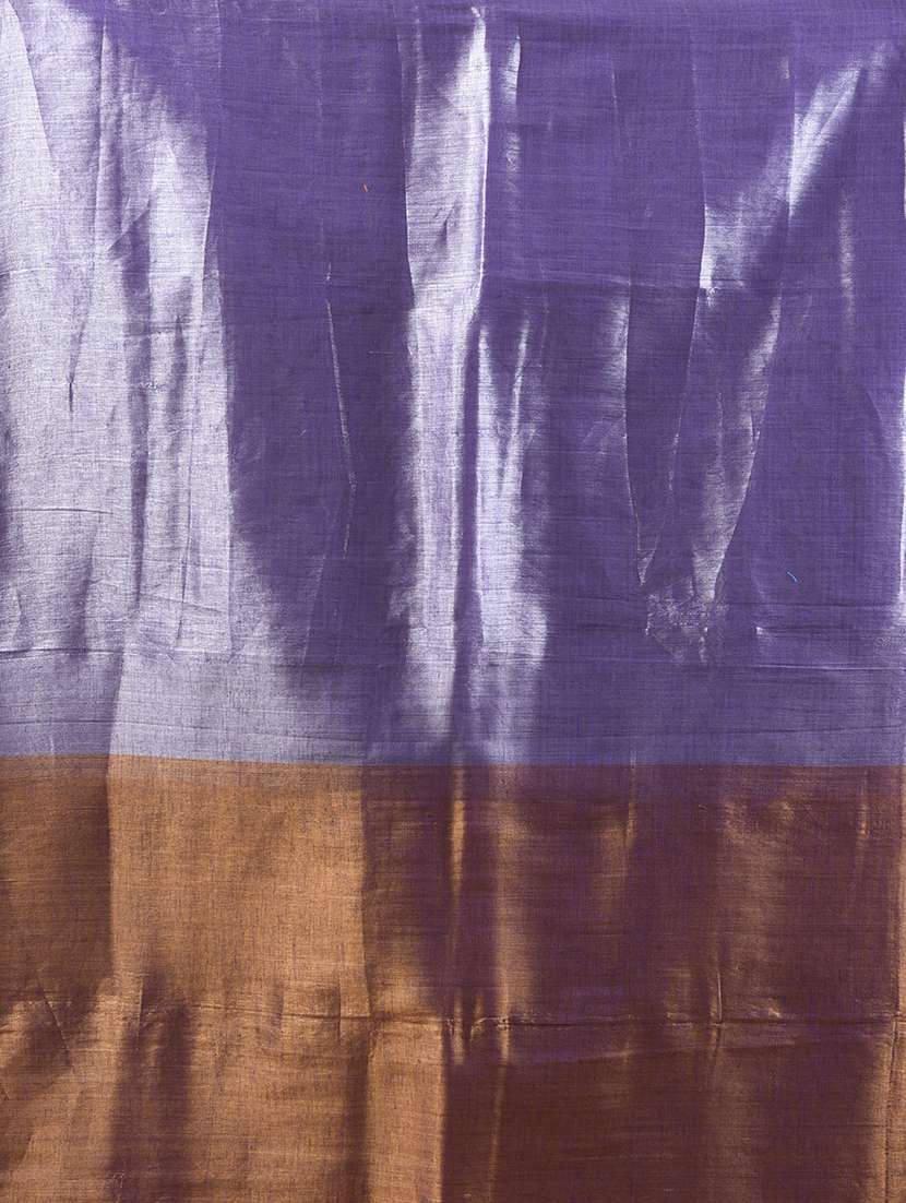 women copper handloom saree with blouse - 21908338 -  Standard Image - 5