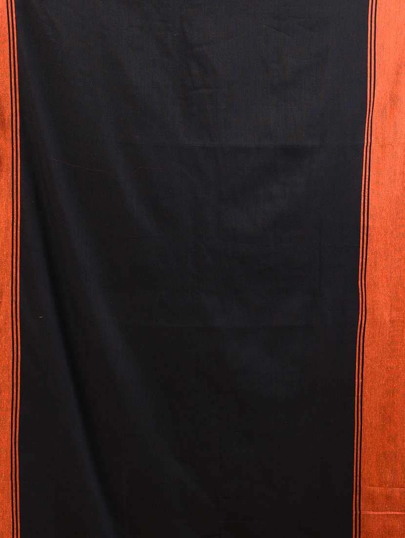 women orange handloom saree with blouse - 21908368 -  Standard Image - 5