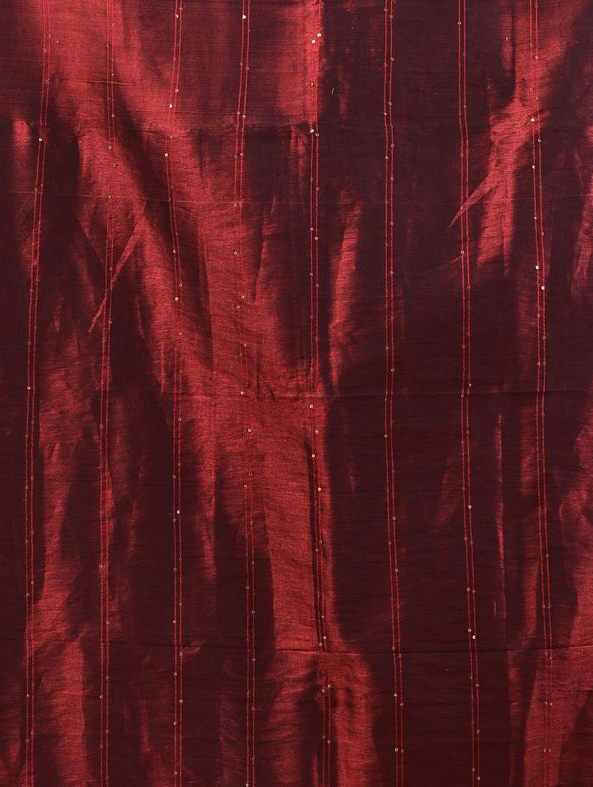 women solid with work embellished saree  with blouse - 21908401 -  Standard Image - 5