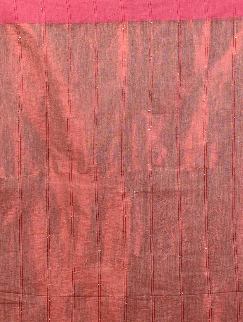 women solid with work embellished saree  with blouse - 21908405 -  Standard Image - 5