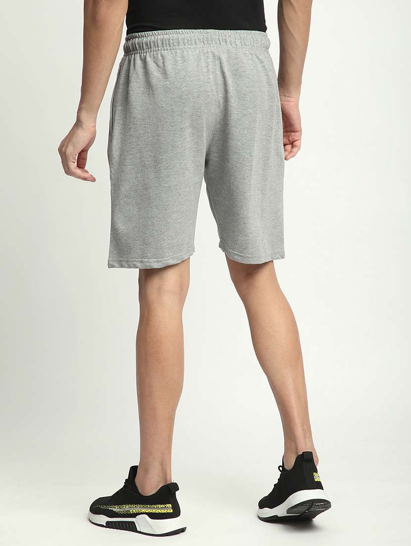 men solid mid rise regular fit shorts - 21908550 -  Standard Image - 3