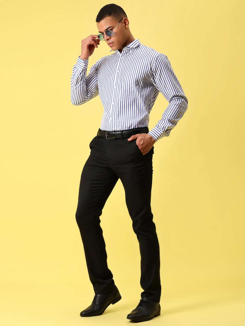 men striped long sleeve regular fit formal shirt - 21908733 -  Standard Image - 5