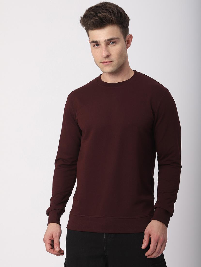 men solid long sleeve regular fit t-shirt - 21908779 - Zoom Image - 0