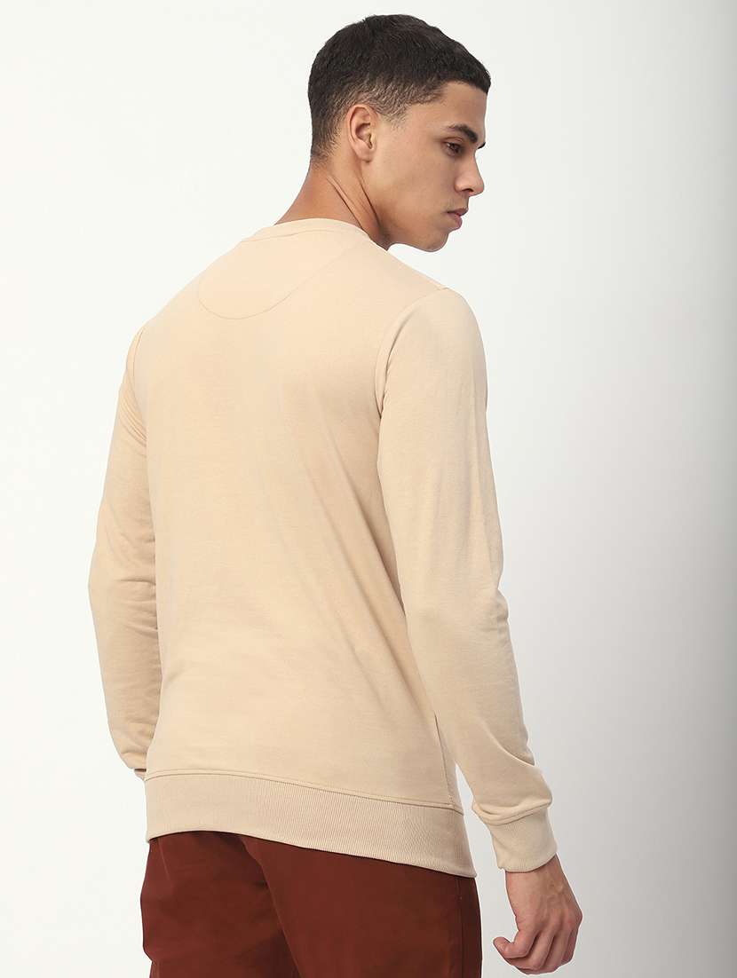 men solid long sleeve regular fit t-shirt - 21908784 -  Standard Image - 3