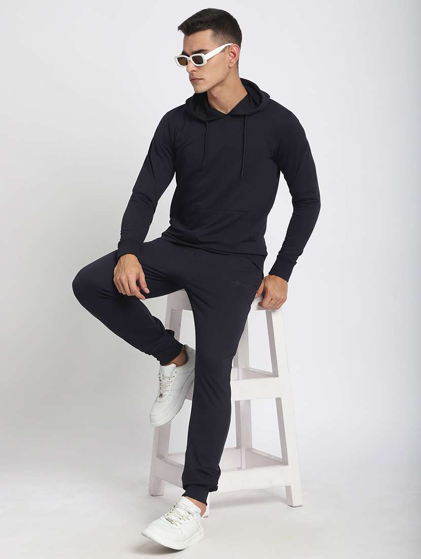 men solid mid rise regular fit jogger - 21908797 -  Standard Image - 5