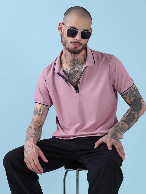 men solid short sleeve regualr fit polo t-shirt - 21908880 -  Standard Image - 0