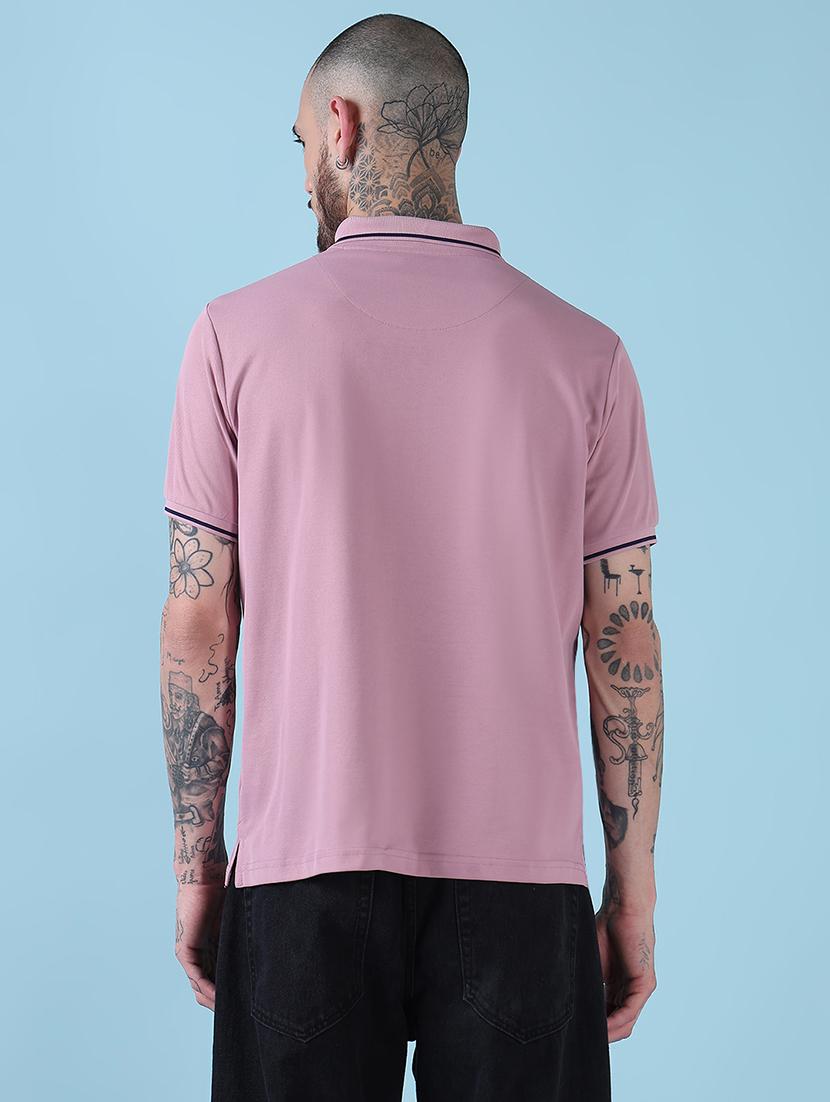 men solid short sleeve regualr fit polo t-shirt - 21908880 - Standard Image - 3
