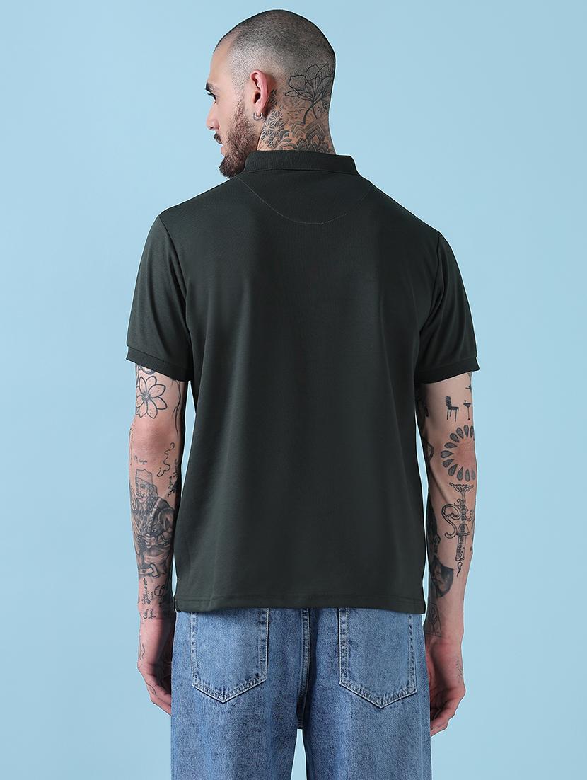 men solid short sleeve regualr fit polo t-shirt - 21908882 - Standard Image - 3