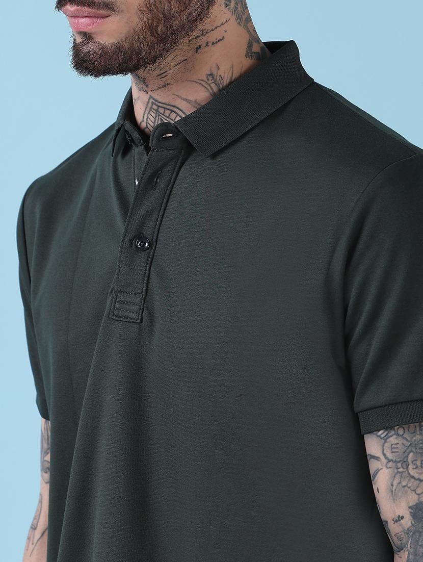 men solid short sleeve regualr fit polo t-shirt - 21908882 - Standard Image - 5