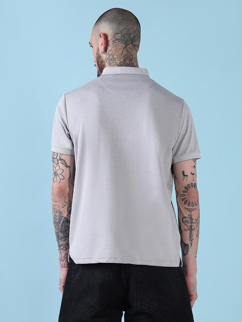 men solid short sleeve regualr fit polo t-shirt - 21908883 - Standard Image - 3