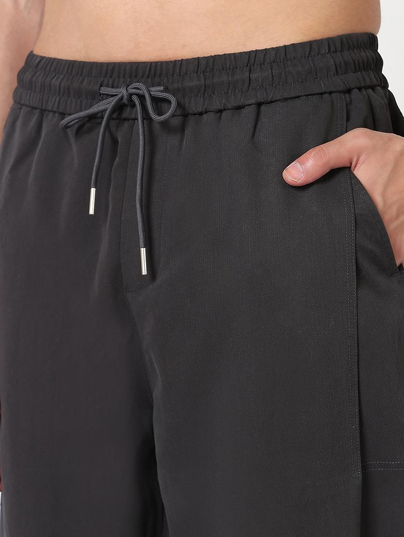 men solid mid rise jogger - 21908887 - Standard Image - 5