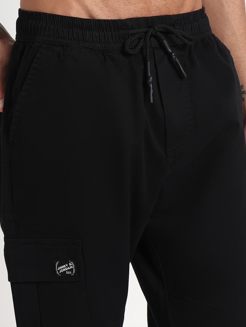 men solid mid rise relaxed fit jogger - 21908893 - Standard Image - 5