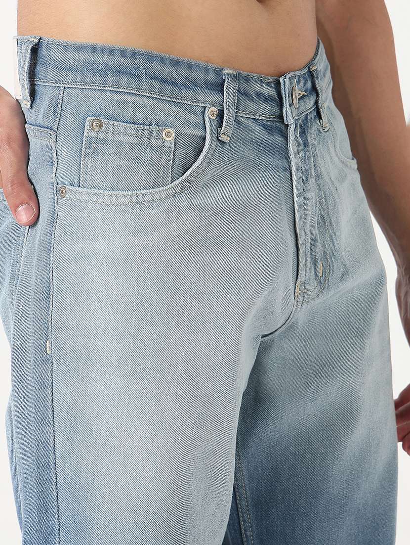 men washed mid rise straight fit jean - 21908964 -  Standard Image - 5