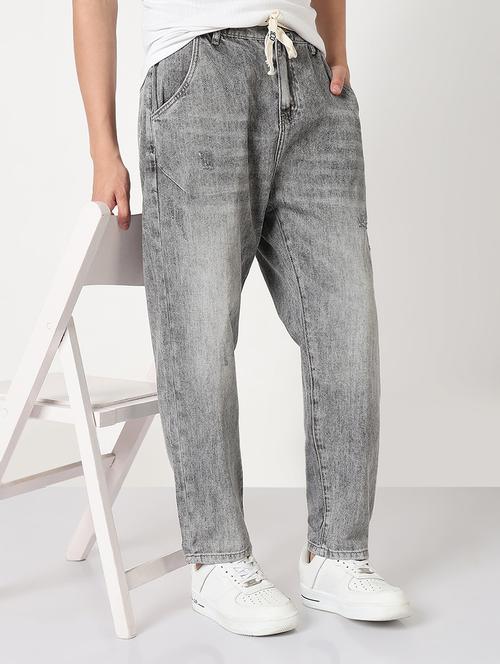 men solid mid rise straight fit jean - 21908969 - Standard Image - 0