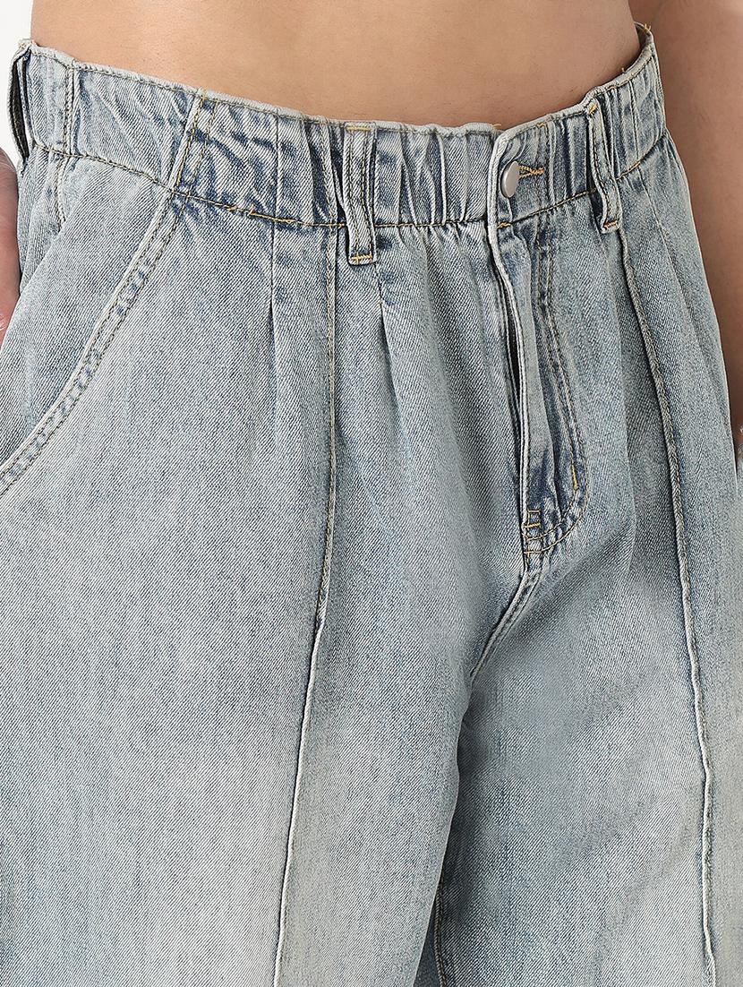 men solid mid rise relaxed fit jean - 21908971 - Standard Image - 5