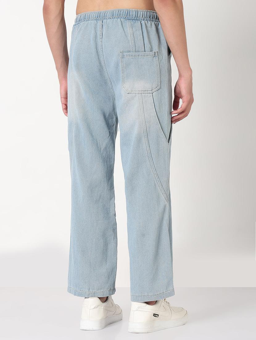 men solid mid rise straight fit jean - 21908972 - Standard Image - 3