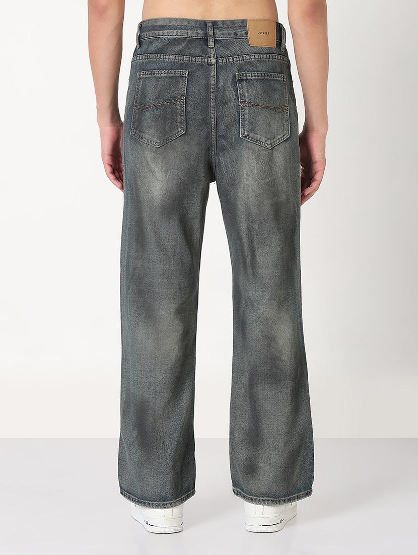 men solid mid rise straight fit jean - 21908976 - Standard Image - 3