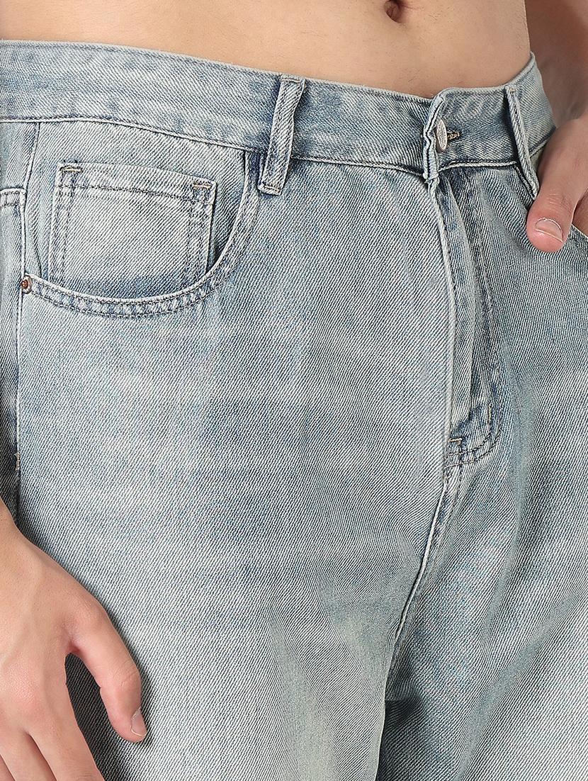 men solid mid rise straight fit jean - 21908986 - Standard Image - 5