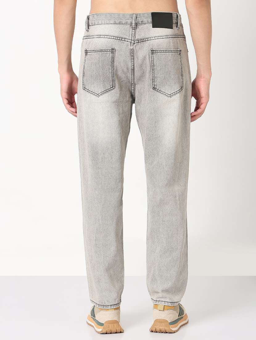 men solid mid rise straight fit jean - 21908988 - Standard Image - 3