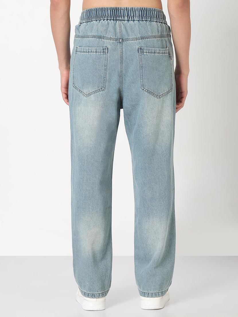 men solid mid rise straight fit jean - 21909003 - Standard Image - 3