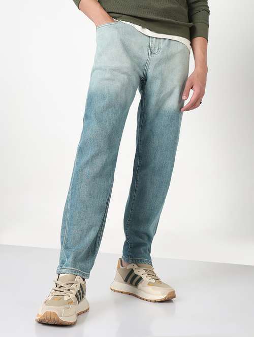 Men Washed Mid Rise Slim Fit Jean