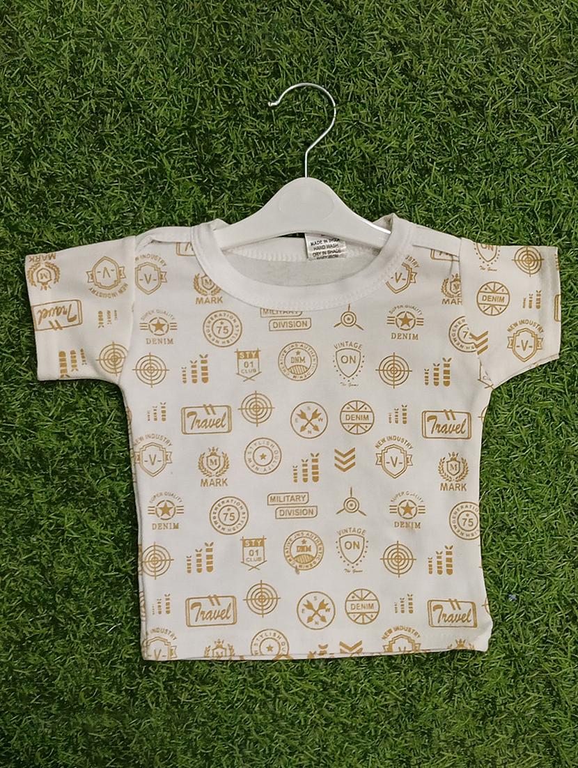 boys printed t-shirt & dungarees sets - 21909289 - Standard Image - 3