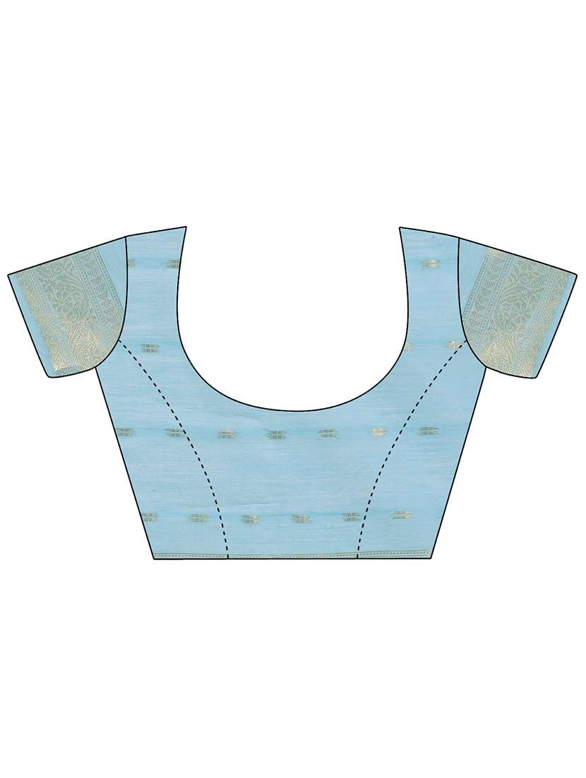 women self design banarasi saree with blouse - 21909403 -  Standard Image - 5