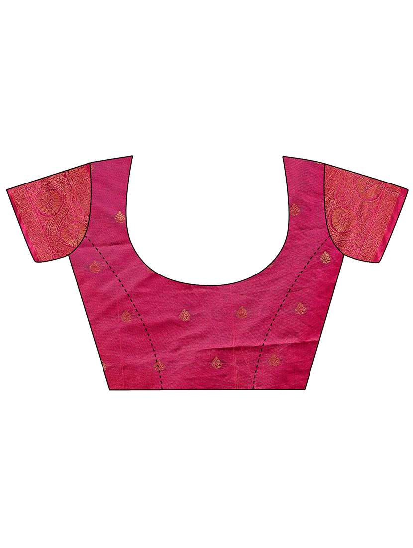 women self design banarasi saree with blouse - 21909420 -  Standard Image - 5