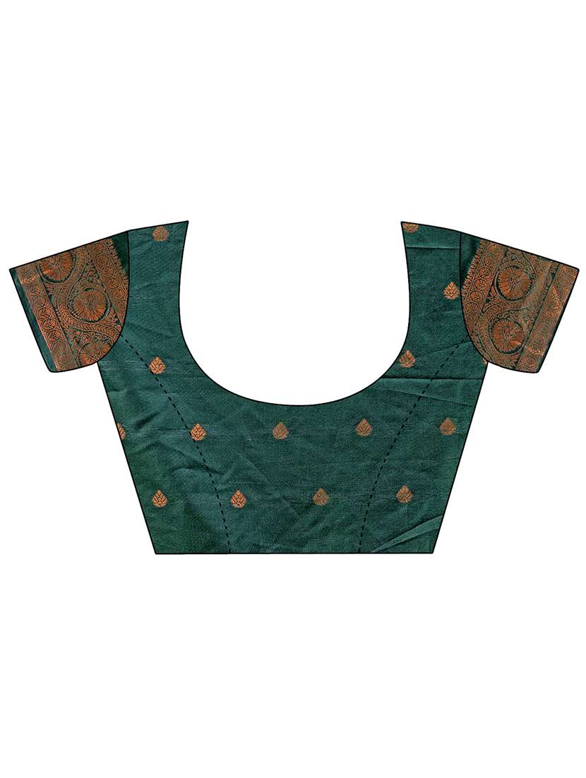 women self design banarasi saree with blouse - 21909421 -  Standard Image - 5