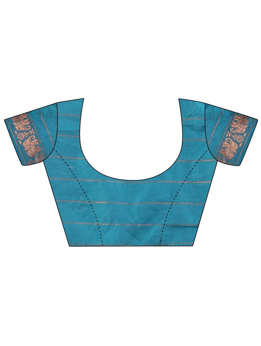 women self design paithani saree with blouse - 21909430 -  Standard Image - 5