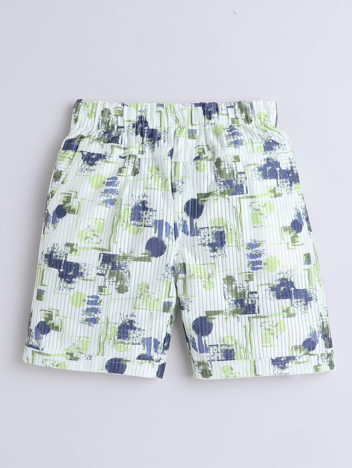 boys printed shirt & shorts co-ords set - 21909511 - Standard Image - 3