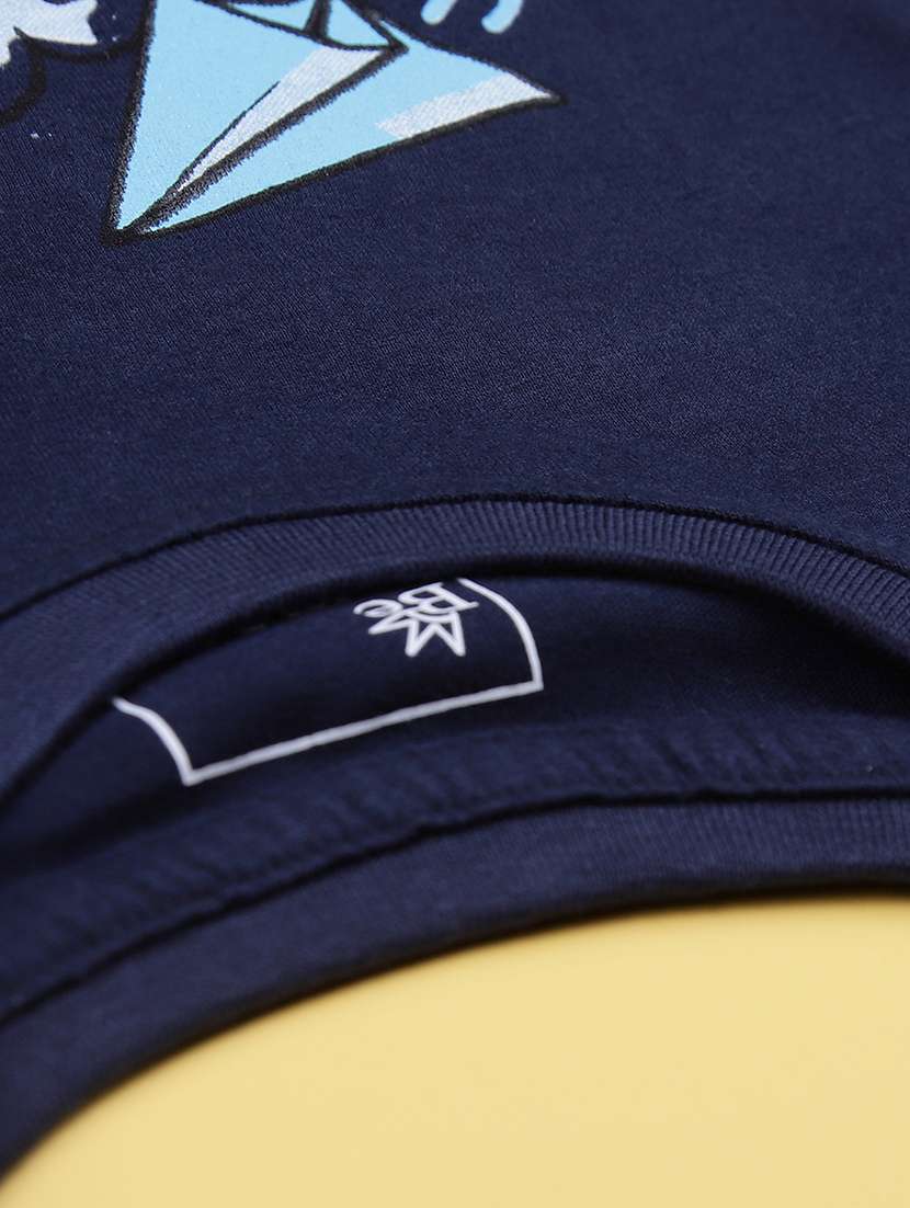 girls front print round neck t-shirt - 21909802 -  Standard Image - 5