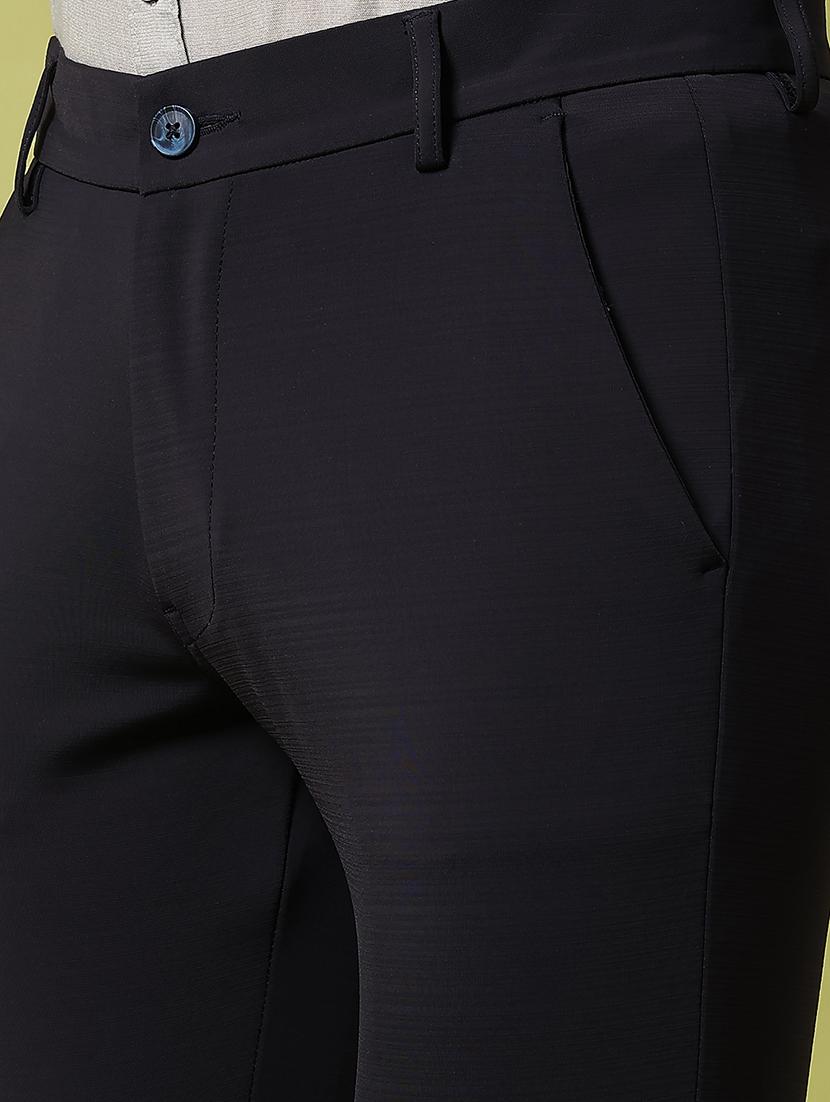 men solid mid rise slim fit chinos - 21909885 - Standard Image - 5