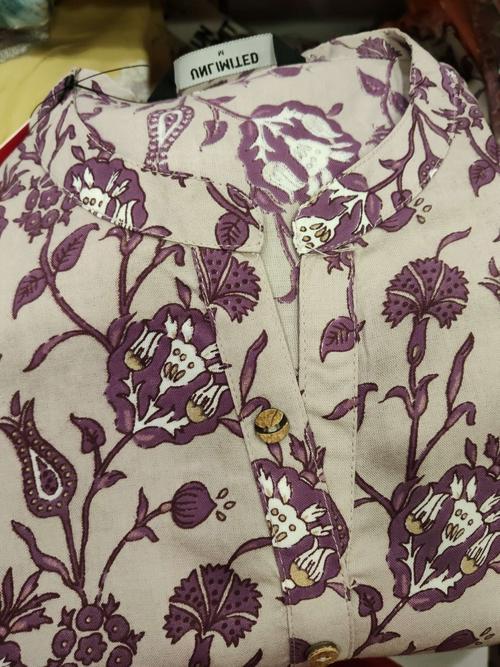 lavender rayon kurta - 21909911 -  Standard Image - 0