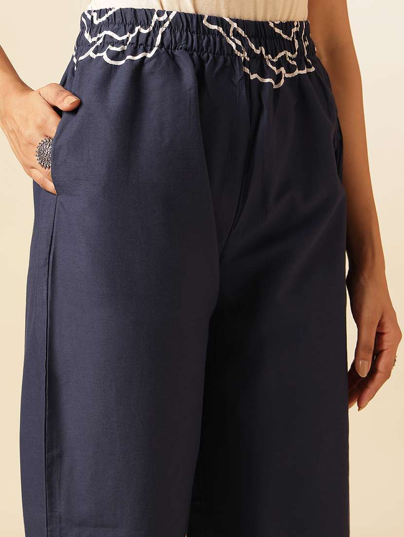 women floral three quarter sleeve ethnic co-ord set - 21910122 -  Standard Image - 5