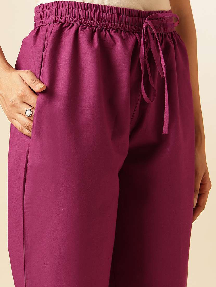 women three quarter sleeve ethnic co-ord set - 21910124 -  Standard Image - 5