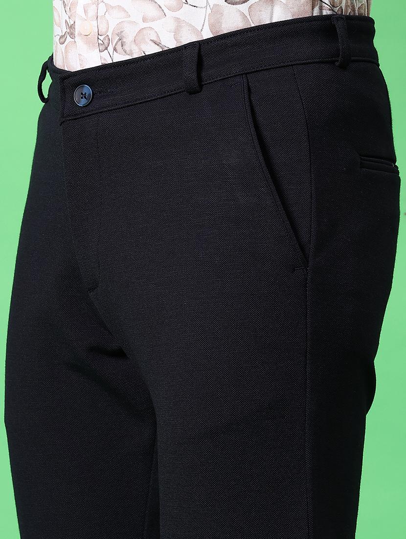 men solid mid rise slim fit chinos - 21910304 - Standard Image - 5